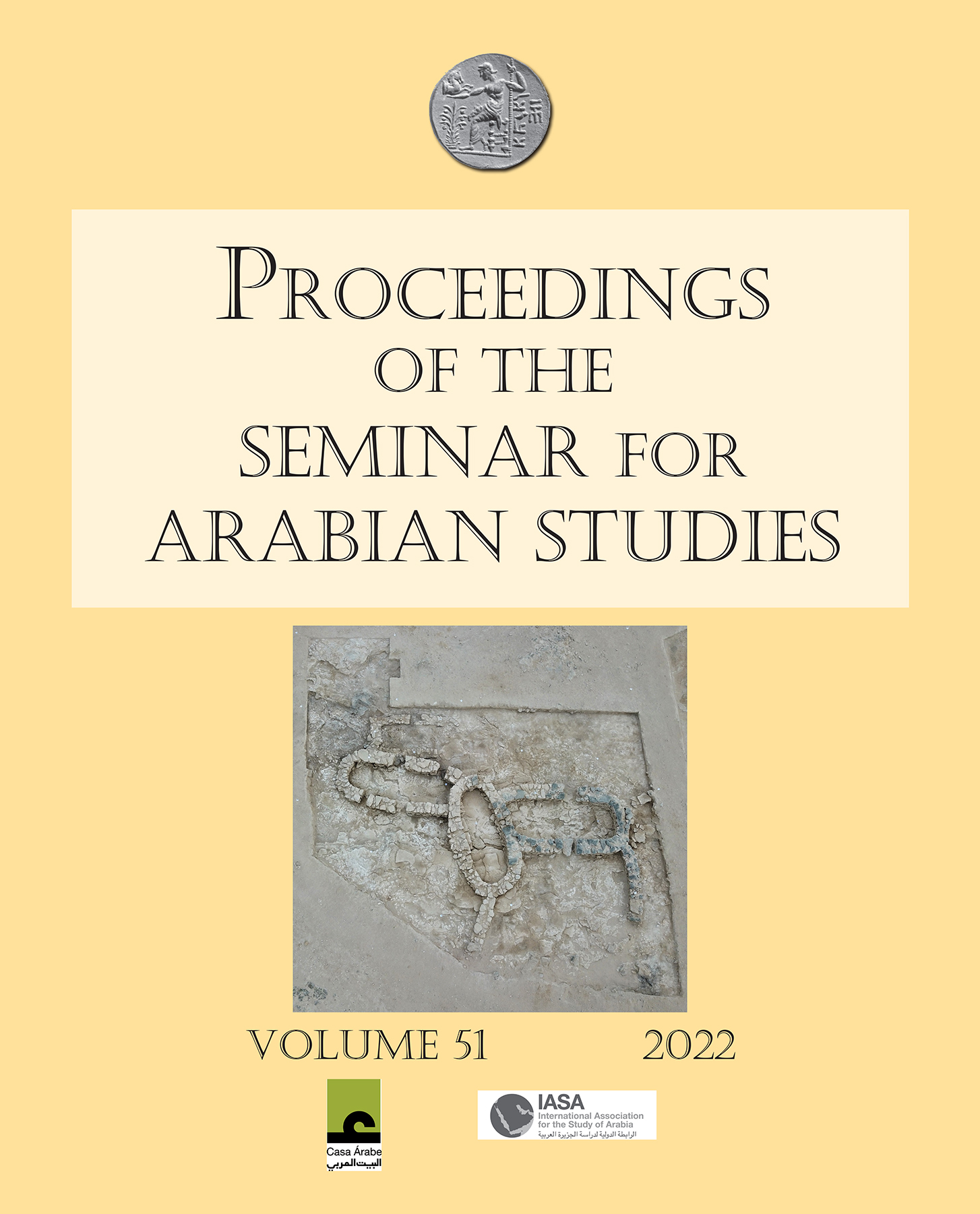 					View Vol. 51 (2022): Proceedings of the Seminar for Arabian Studies Volume 51 2022: Papers from the fifty-fourth meeting of the Seminar for Arabian Studies held virtually on 2–4 and 9–11 July 2021
				
