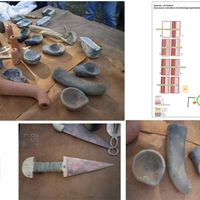 Fig. 4 - Solarolo (RA). The metallurgical production of bronze