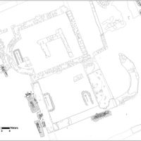 Fig. 3 The mausoleum. Some graves inside and outer the building