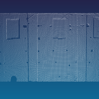 Fig. 14. Parish church of S. Apollinare in Longana (Ravenna). Point cloud produced by the FARO Laser Scanner.