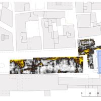 Fig. 3. GPR anomalies maps.