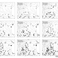 Fig. 10. Sicily, Plain of Catania: settlement patterns from the Late Bronze Age to the Late Antiquity.