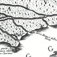 Fig. 11. Excerpt from G. F. Ameti map, 1693 (Frutaz 1972, II, tav. 177)