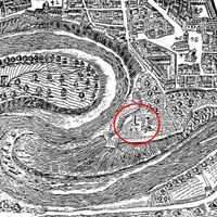 Fig. 3 Detail of the area in Ferretti’s map (1646).