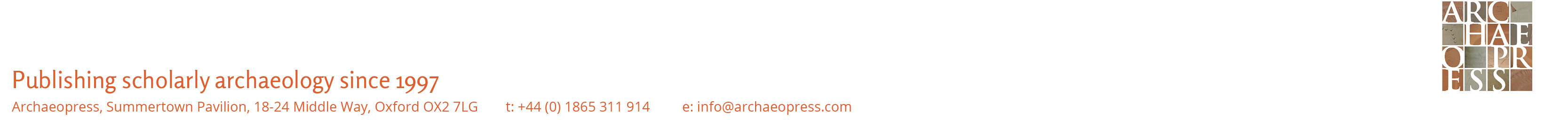 Archaeopress Journals Homepage